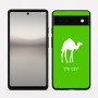 כיסוי בעיצוב אישי עם השם שלך לדגם - Google Pixel 6a 5G בעיצוב גמל