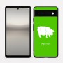 כיסוי בעיצוב אישי עם השם שלך לדגם - Google Pixel 6a 5G בעיצוב חזיר