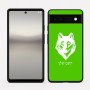 כיסוי בעיצוב אישי עם השם שלך לדגם - Google Pixel 6a 5G בעיצוב זאב