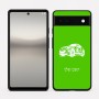כיסוי בעיצוב אישי עם השם שלך לדגם - Google Pixel 6a 5G בעיצוב מכונית