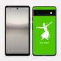 כיסוי בעיצוב אישי עם השם שלך לדגם - Google Pixel 6a 5G בעיצוב בלרינה