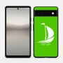 כיסוי בעיצוב אישי עם השם שלך לדגם - Google Pixel 6a 5G בעיצוב סירה