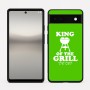 כיסוי בעיצוב אישי עם השם שלך לדגם - Google Pixel 6a 5G בעיצוב מלך הגריל