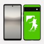 כיסוי בעיצוב אישי עם השם שלך לדגם - Google Pixel 6a 5G בעיצוב אישה רוקדת עם גבר