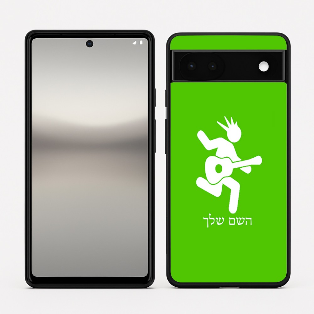 כיסוי בעיצוב אישי עם השם שלך לדגם - Google Pixel 6a 5G בעיצוב נגן גיטרה