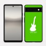 כיסוי בעיצוב אישי עם השם שלך לדגם - Google Pixel 6a 5G בעיצוב גיטרה
