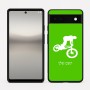 כיסוי בעיצוב אישי עם השם שלך לדגם - Google Pixel 6a 5G בעיצוב רוכב אופניים
