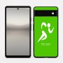 כיסוי בעיצוב אישי עם השם שלך לדגם - Google Pixel 6a 5G בעיצוב רצים אולימפיים