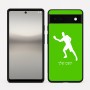 כיסוי בעיצוב אישי עם השם שלך לדגם - Google Pixel 6a 5G בעיצוב שחקן פינג פונג