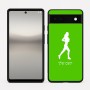 כיסוי בעיצוב אישי עם השם שלך לדגם - Google Pixel 6a 5G בעיצוב רץ רץ אישה