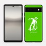 כיסוי בעיצוב אישי עם השם שלך לדגם - Google Pixel 6a 5G בעיצוב ילד סקייטבורד