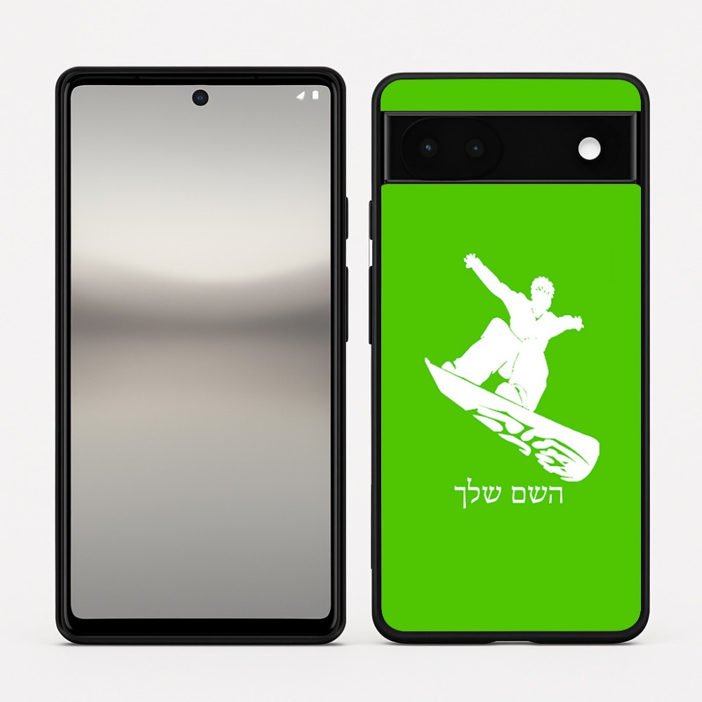 כיסוי בעיצוב אישי עם השם שלך לדגם - Google Pixel 6a 5G בעיצוב סנובורדיסט
