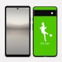 כיסוי בעיצוב אישי עם השם שלך לדגם - Google Pixel 6a 5G בעיצוב שחקנית כדורגל - אישה