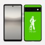 כיסוי בעיצוב אישי עם השם שלך לדגם - Google Pixel 6a 5G בעיצוב קאובוי המערב הפרוע