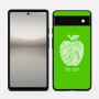 כיסוי בעיצוב אישי עם השם שלך לדגם - Google Pixel 6a 5G בעיצוב הדפס תפוח