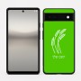 כיסוי בעיצוב אישי עם השם שלך לדגם - Google Pixel 6a 5G בעיצוב חיטה גלית זהב