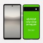 כיסוי בעיצוב אישי עם השם שלך לדגם - Google Pixel 6a 5G בעיצוב האלפבית היווני