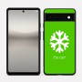 כיסוי בעיצוב אישי עם השם שלך לדגם - Google Pixel 6a 5G בעיצוב שלג