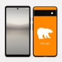 כיסוי בעיצוב אישי עם השם שלך לדגם - Google Pixel 6a 5G בעיצוב דוב