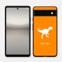 כיסוי בעיצוב אישי עם השם שלך לדגם - Google Pixel 6a 5G בעיצוב דינוזאור