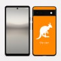 כיסוי בעיצוב אישי עם השם שלך לדגם - Google Pixel 6a 5G בעיצוב קנגורו