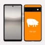 כיסוי בעיצוב אישי עם השם שלך לדגם - Google Pixel 6a 5G בעיצוב חזיר