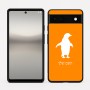 כיסוי בעיצוב אישי עם השם שלך לדגם - Google Pixel 6a 5G בעיצוב פינגווין