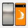 כיסוי בעיצוב אישי עם השם שלך לדגם - Google Pixel 6a 5G בעיצוב סירה