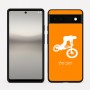 כיסוי בעיצוב אישי עם השם שלך לדגם - Google Pixel 6a 5G בעיצוב רוכב אופניים
