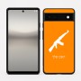 כיסוי בעיצוב אישי עם השם שלך לדגם - Google Pixel 6a 5G בעיצוב אק 47
