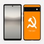 כיסוי בעיצוב אישי עם השם שלך לדגם - Google Pixel 6a 5G בעיצוב פטיש ומגל