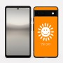 כיסוי בעיצוב אישי עם השם שלך לדגם - Google Pixel 6a 5G בעיצוב שמש