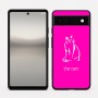 כיסוי בעיצוב אישי עם השם שלך לדגם - Google Pixel 6a 5G בעיצוב חתול