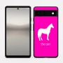 כיסוי בעיצוב אישי עם השם שלך לדגם - Google Pixel 6a 5G בעיצוב סוס