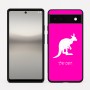 כיסוי בעיצוב אישי עם השם שלך לדגם - Google Pixel 6a 5G בעיצוב קנגורו