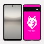 כיסוי בעיצוב אישי עם השם שלך לדגם - Google Pixel 6a 5G בעיצוב זאב