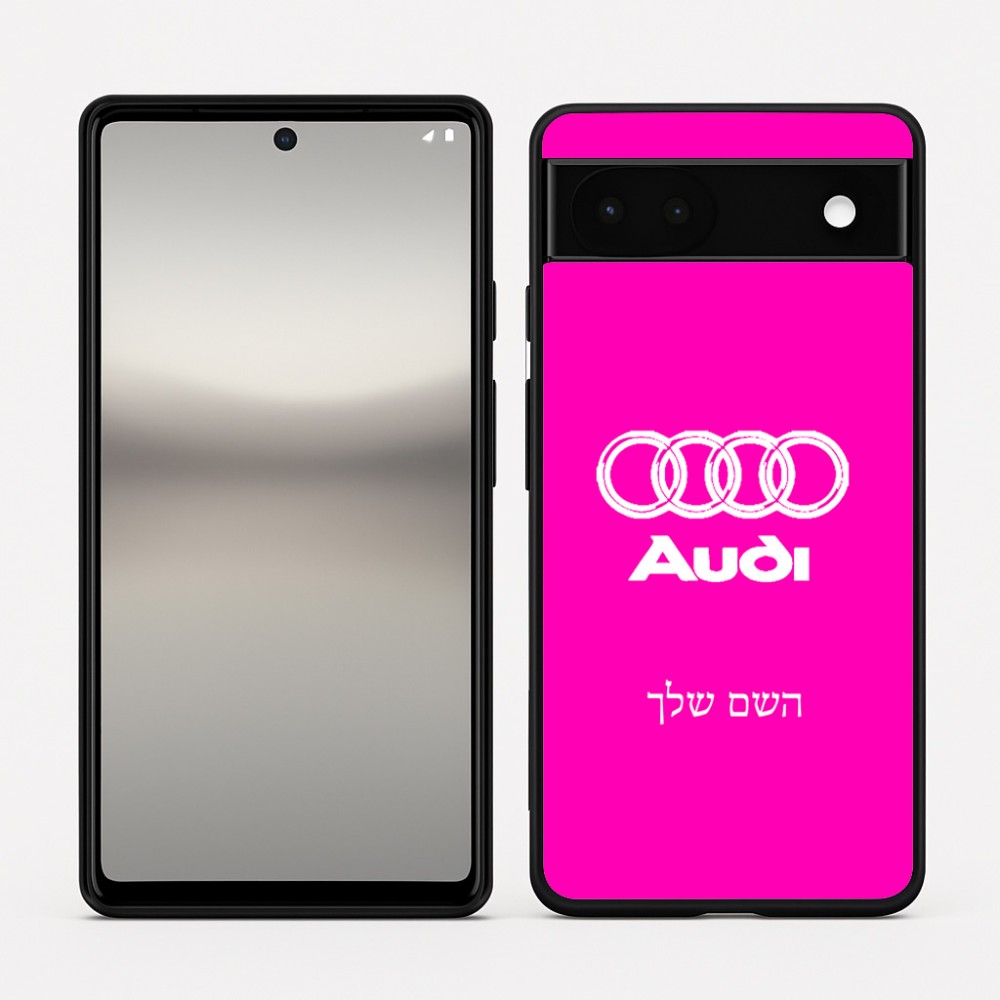 כיסוי בעיצוב אישי עם השם שלך לדגם - Google Pixel 6a 5G בעיצוב אאודי