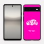 כיסוי בעיצוב אישי עם השם שלך לדגם - Google Pixel 6a 5G בעיצוב מכונית