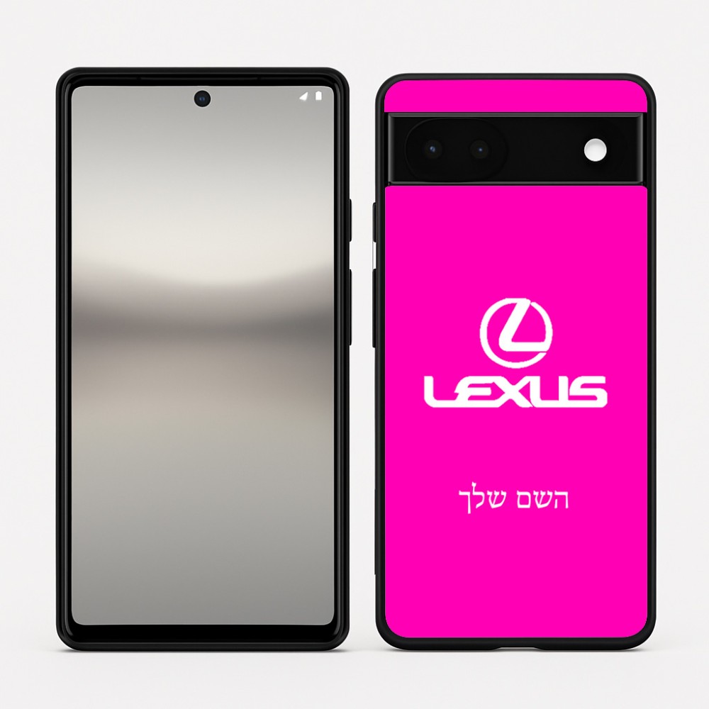 כיסוי בעיצוב אישי עם השם שלך לדגם - Google Pixel 6a 5G בעיצוב לקסוס