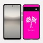 כיסוי בעיצוב אישי עם השם שלך לדגם - Google Pixel 6a 5G בעיצוב דגל המירוץ