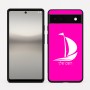 כיסוי בעיצוב אישי עם השם שלך לדגם - Google Pixel 6a 5G בעיצוב סירה