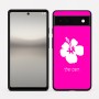 כיסוי בעיצוב אישי עם השם שלך לדגם - Google Pixel 6a 5G בעיצוב פרח היביסקוס