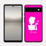 כיסוי בעיצוב אישי עם השם שלך לדגם - Google Pixel 6a 5G בעיצוב אהבת נשים