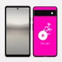 כיסוי בעיצוב אישי עם השם שלך לדגם - Google Pixel 6a 5G בעיצוב תקליטור - אזור מוזיקה