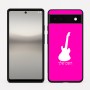 כיסוי בעיצוב אישי עם השם שלך לדגם - Google Pixel 6a 5G בעיצוב גיטרה