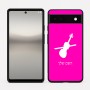 כיסוי בעיצוב אישי עם השם שלך לדגם - Google Pixel 6a 5G בעיצוב כינור