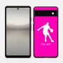 כיסוי בעיצוב אישי עם השם שלך לדגם - Google Pixel 6a 5G בעיצוב שחקן כדורסל