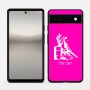 כיסוי בעיצוב אישי עם השם שלך לדגם - Google Pixel 6a 5G בעיצוב קאוגירל