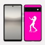כיסוי בעיצוב אישי עם השם שלך לדגם - Google Pixel 6a 5G בעיצוב אישה מגוננת