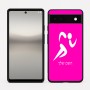 כיסוי בעיצוב אישי עם השם שלך לדגם - Google Pixel 6a 5G בעיצוב רצים אולימפיים